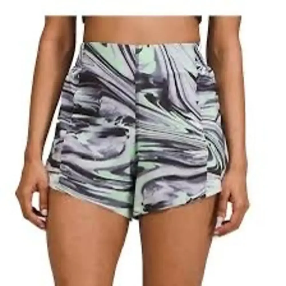 Lululemon Hotty Hot Series Sports Shorts Women's Multicolor Silver White, Size 6